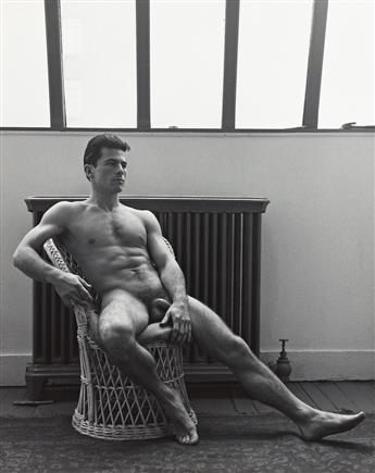 ALEXANDER JENSEN YOW (1925-?) A pair of male nude studies.